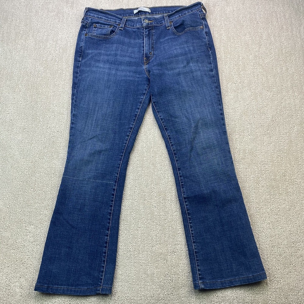 Levis 515 boot cut jeans womens Blue Denim Size 12 Medium*
